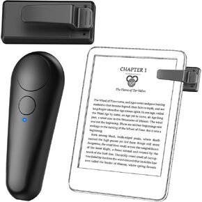 Page Turner for Kindle, RF Remote Control Page Turner for Kindle Paperwhite Oasis Kobo E-Book ipad Tablets Phone Reading Novels Accessories