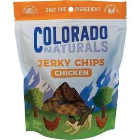 Chicken Jerky Chips Dog Treats, 6 oz – All-Natural, Made in USA, No Fillers or Preservatives – Promote Bone and Joint Health