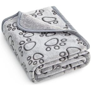 Dog Pet Comforter Comfortable Warm Soft Dog Mat Easy to Clean Cat Mat Light Grey L