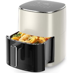 OLIXIS Air Fryer 6 Quart Capacity with Window Square Air Fryer 12-in-1 Air Fry, Roast, Reheat, Dehydrate, Bake, Steam with 400F Grey