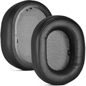 HS55 HS65 Ear Pads Replacement Ear Pads Cushions Compatible with Corsair HS55 / HS55 Pro / HS65 Gaming Headset Comfort Protein Leather High-Density Memory Foam Earmuffs Earpads Ear Cups Cover - Black