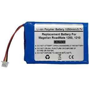 3.7V/1050mAh Replacement GPS Navigator Battery for Magellan RoadMate 1200, RoadMate 1210，384.00015.005