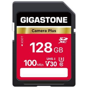 Gigastone 128GB 5-Pack SD Card, Camera Plus, V30 U3 SDXC Memory Card High Speed UHD Video Compatible with Canon Nikon Sony Panasonic Digital Camera, with 5 Mini case