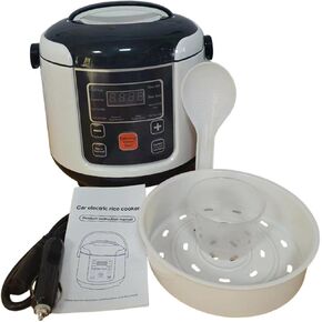 Electric Rice Cooker Travel Rice Cooker Automobile Portable Heating Lunch Box Multipurpose Soup Pot Electric Rice Cooker, 12V for Cars