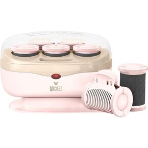 Conair Instant Heat Travel 1.5-Inch Hot Rollers, White, Set of 5