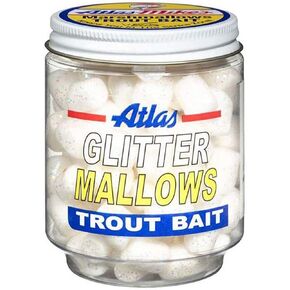 Atlas Mike's 32030 Glitter Mallows, White/Anise