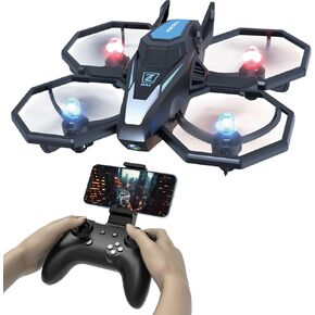 Drone With Camera 1080P HD for Adults Kids Beginner, FPV Real-time Transmission, WiFi RC Quadcopter Helicopter, 3D Flips, Gravity Control, Gesture Photo, Altitude Hold, 3 Speeds