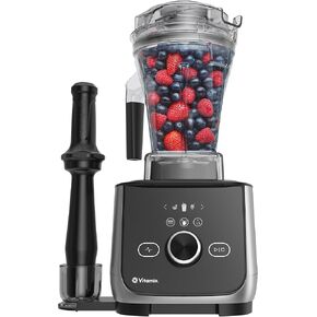 خلاط Vitamix Ascent X4، درجة احترافية، 5 برامج مزج معدة مسبقًا، حاوية 48 أونصة، تنظيف ذاتي، ستانلس مصقول