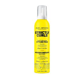 Marc Anthony Curl Enhancing Styling Foam, Extra Hold, Strictly Curls - Vitamin E & Silk Proteins Transforms Frizzy Hair to Full, Shiny, Defined Curls - Sulfate-Free Anti-Frizz Styling Mousse Product