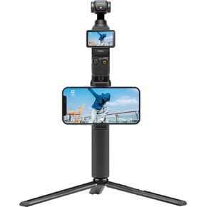 Smatree Portable Osmo Pocket 2 PowerStick(PowerBank) Compatible for DJI Osmo Pocket 2 & DJI Osmo Pocket 1, Handheld Smartphone Holder Mount Bracket with Tripod for Osmo Pocket Camera