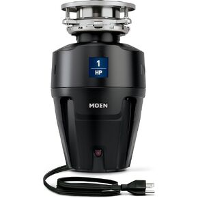 Moen GT50C Prep Series 1/2 Horsepower Continuous Feed Garbage Disposal featuring Fast Track Technology, Power Cord Included