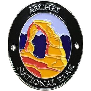 Arches National Park Hiking Stick Medallion, Great for Hiking and Outdoor Activities, Trekking Hiking Walking Pole Stick
