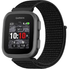 Nylon Band Compatible with Garmin Bounce Kids Watch Bands, Soft Nylon Adjustable Sport Wristband for Garmin Bounce Kids Smartwatch