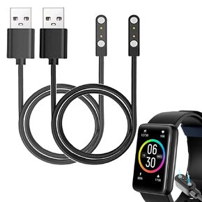 Smart Watch Cable Chargers Compatible with KEEPONFIT FUIDBO3 IDB03 1.57" Fitness Tracker Smart Watch, 2-Pack