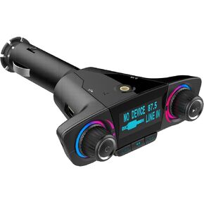 Premium Bluetooth 4.0 Car MP3 Player - USB Fast Charging & FM Transmitter - Convenient Hands-Free Calling, Music Playback, and Superior Car Charging Experience