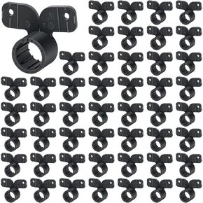 50 Pack 1/2 Inch Pipe Supports Suspension Clamp Butterfly Style Pipe Clamps Pex Clamps for Pex, Copper, CPVC Pipe