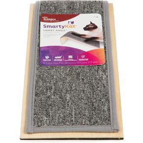 SmartyKat Carpet Angle Scratch Ramp - Gray, One Size