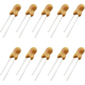 TAODAN 10PCS Inline Tantalum Capacitor 35V-1uf Unidirectional Conductivity Can Store Charge and Discharge Electricity Electrolytic Capacitor for Computer Phone Electronic Products