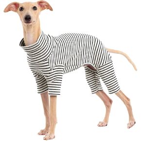 Dog Sweaters for Small Dogs Girls Boys, Striped Pet Sweaters for Fall Winter Dog Clothes, Turtleneck Pullover Knitwear for Small Medium Large Dogs