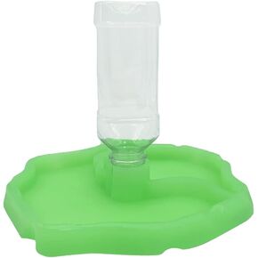 Automatic Reptile Feeders Waterer Tortoise Water Feeding Dish Plate Dispenser Drinker Food Water Bowl for Lizards Tortoises Gecko Chameleon
