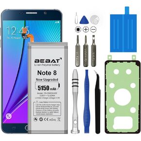 Replacement Battery for Samsung Galaxy Note 8,5150mAh High Capacity Lithium Polymer Battery for Samsung Galaxy Note 8 SM-N950 N950T N950A N950P N950V N950R4 N950F with Repair Tool Kits