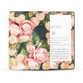 MightySkins Glossy Glitter Skin Compatible with Amazon Kindle Paperwhite 5 6.8-inch 11th Gen (2021) Full Wrap - Faded Roses | Protective High-Gloss Glitter Finish | Easy to Apply | Made in The USA