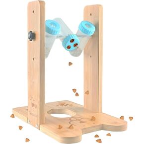 Dog Puzzle Toy, Wooden Slow Feeder, Dog Food Treat Feeding Toy, Interactive Dog Toy for Boredom, Enrichment Toy for Smart Dogs
