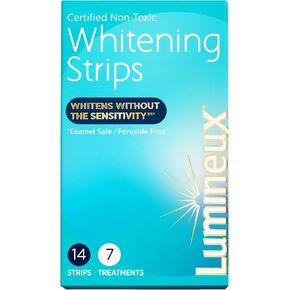 Lumineux Teeth Whitening Strips 7 Treatments - Enamel Safe - Whitening without the sensitivity - Dentist Formulated & Certified Non-Toxic