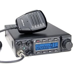 AnyTone AT-6666PRO راديو محمول بطول 10 أمتار لسائقي الشاحنات، جهاز إرسال واستقبال متنقل عالي الطاقة بقدرة 80 وات. AM 80 وات (PEP) / FM 50 وات / SSB 80 وات (PEP). تقليل الضوضاء RX وTX، CTCSS/DCS مع وظيفة تقسيم RX/TX