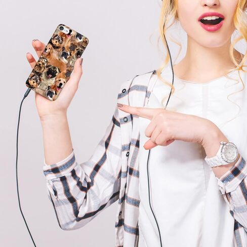 Glisten iPod Touch 7th / 6th / 5th Generation Case - Dog Collage Pug Design Printed Slim Fit & Cute Plastic Hardshell Designer Back Case for iPod Touch (7th, 6th & 5th) Gen. in Kuwait