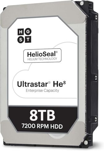 HGST، a Western Digital Company ULTRASTAR 7K6000 2000 جيجابايت 7200 دورة/الدقيقة SAS 4KN ULTRA ISE 128MB Cache 3. 5 بوصات داخلية أو OEM Drives 0F22798 2TB in Kuwait