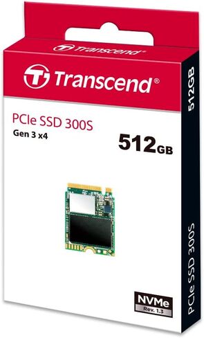 ترانسيند وسيط تخزين ذو حالة ثابتة داخلي MTE300S 256GB NVMe PCIe الجيل الثالث x4 M.2 2230 (SSD) تي ال سي ناند ثلاثي الابعاد (TS256GMTE300S) in Kuwait