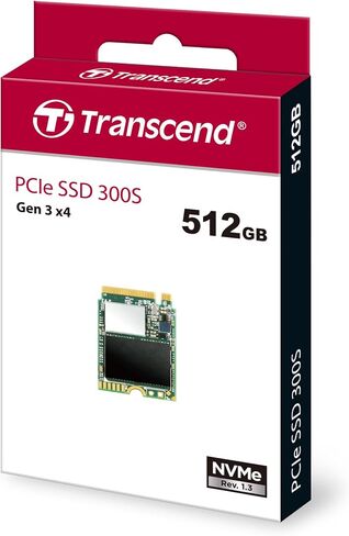 ترانسيند وسيط تخزين ذو حالة ثابتة داخلي MTE300S 256GB NVMe PCIe الجيل الثالث x4 M.2 2230 (SSD) تي ال سي ناند ثلاثي الابعاد (TS256GMTE300S) in Kuwait
