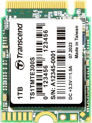 ترانسيند وسيط تخزين ذو حالة ثابتة داخلي MTE300S 256GB NVMe PCIe الجيل الثالث x4 M.2 2230 (SSD) تي ال سي ناند ثلاثي الابعاد (TS256GMTE300S) in Kuwait