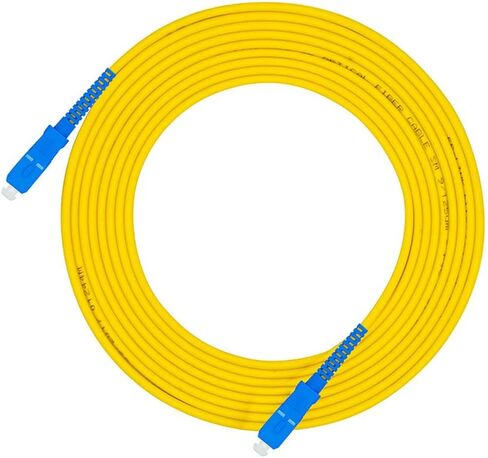 10 Meters 33ft SC to SC Fiber Optic Cable Jumper Optical Patch Cord Simplex Single-mode 9/125 SC-SC in Saudi Arabia