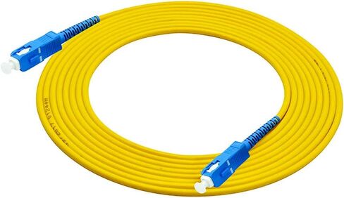 10 Meters 33ft SC to SC Fiber Optic Cable Jumper Optical Patch Cord Simplex Single-mode 9/125 SC-SC in Saudi Arabia