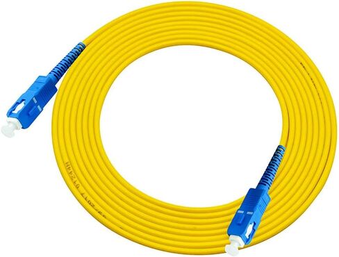 10 Meters 33ft SC to SC Fiber Optic Cable Jumper Optical Patch Cord Simplex Single-mode 9/125 SC-SC in Saudi Arabia