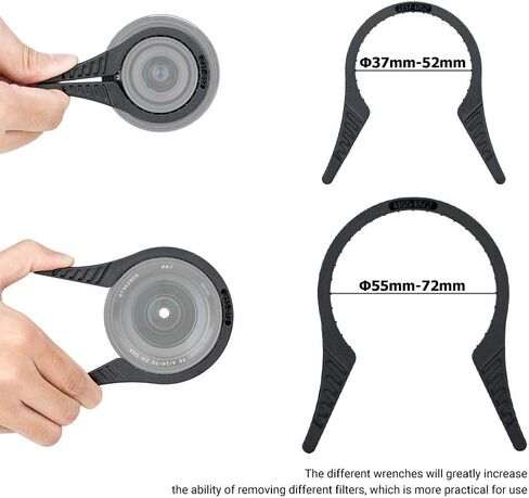 3 Packs Camera Lens Filter Wrench Kit, CPL UV ND Filter Removal Wrench Tool Set, Fit 37mm-52mm 55mm-72mm 77mm-95mm Lens Thread for Canon Nikon Sony Fujifilm Olympus Panasonic and Other Camera in Saudi Arabia