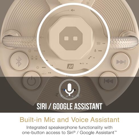 MEE audio lightSPKR مكبر صوت بلوتوث لاسلكي مع فانوس تخييم: صوت 360 درجة، 3 أوضاع صوت، لونان فاتحان وتعديل سطوع لا نهائي، IPX6 مقاوم للماء للاستخدام الداخلي والخارجي (رمال الصحراء) in Saudi Arabia