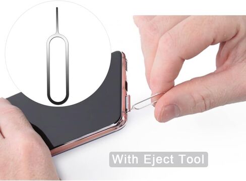 فتحة حامل صينية بطاقة SIM MAGOTURE مع حشية مطاطية مقاومة للماء بديلة لهاتف Samsung Galaxy S20 FE / S20 FE 5G بما في ذلك. فتح دبوس الإخراج (أسود) in Kuwait