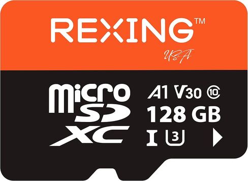 بطاقة SD 64GB microSDXC UHS-3 4K FHD لمراقبة نقل الفيديو عالية السرعة مع محول لكاميرا التابلوه ونظام المراقبة وكاميرا المراقبة وكاميرا الجسم من ريكسينج يو اس ايه in Saudi Arabia