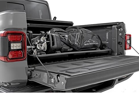 Rough Country Truck Bed Cargo Storage Box 48" – Fits All Popular Compact Trucks, Truck Bed Organizer with Slide Out Design for Easy Tailgate Access in Saudi Arabia
