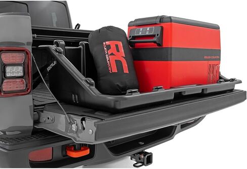 Rough Country Truck Bed Cargo Storage Box 48" – Fits All Popular Compact Trucks, Truck Bed Organizer with Slide Out Design for Easy Tailgate Access in Saudi Arabia