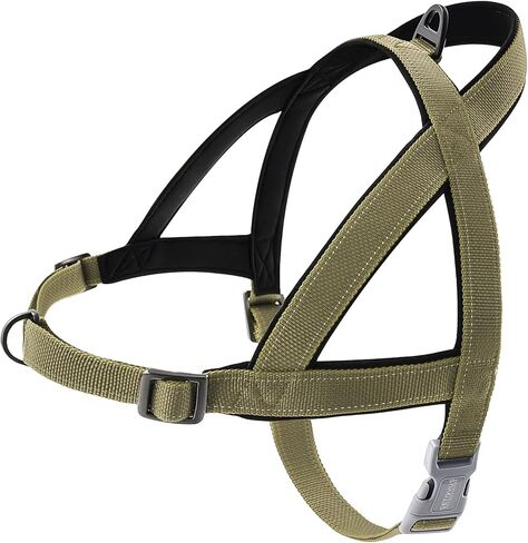 حزام مضاد للسحب للكلاب، حزام عاكس للجراء بمقبض ناعم مبطن، حزام للحيوانات الأليفة مقاوم للهروب/سريع التركيب وقابل للتعديل للكلاب الصغيرة والمتوسطة والكبيرة، سهل للتدريب على المشي (أحمر، صغير) in Kuwait