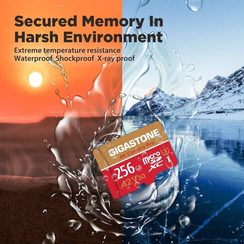 [استعادة بيانات مجانية لمدة 5 سنوات] بطاقة Gigastone 32 جيجابايت 5 عبوات Micro SD، كاميرا 4K Pro، فيديو UHD لـ GoPro، كاميرا الحركة، Wyze، DJI، Drone، R/W حتى 95/35 ميجابايت/ثانية بطاقة ذاكرة MicroSDXC UHS- أنا U3 A2 V30 in Kuwait