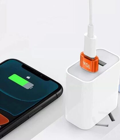 USB to USB C Adapter, 4 Pack USB C to USB Adapter USB A to USB C Adapter USB Type C Female to USB A Male Converter Replacement for Samsung S22 Ultra, S24 Plus Accessories in Saudi Arabia