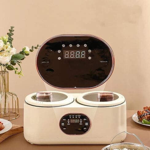 طباخ الأرز الكهربائي ببطانة مزدوجة، طباخ أرز منزلي منخفض السكر لوعاء التسخين، القلي السريع، الأرز الأبيض، العصيدة، طباخ أرز متكامل متعدد الوظائف، طباخ أرز منخفض الكربوهيدرات، bbh999 in Kuwait