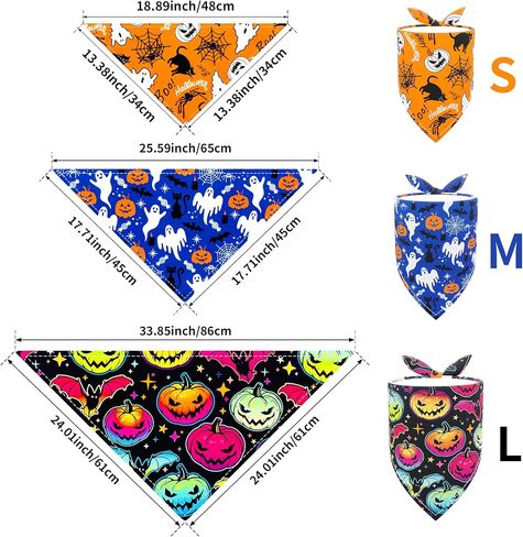 10PCS/Pack Holiday Dog Bandanas for Large XL XXL Breed Dog Easter 4th of July Birthday Halloween Christmas Thanksgiving New YearTriangle Scarf Festival Costume in Saudi Arabia