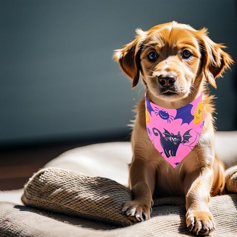 10PCS/Pack Holiday Dog Bandanas for Large XL XXL Breed Dog Easter 4th of July Birthday Halloween Christmas Thanksgiving New YearTriangle Scarf Festival Costume in Saudi Arabia