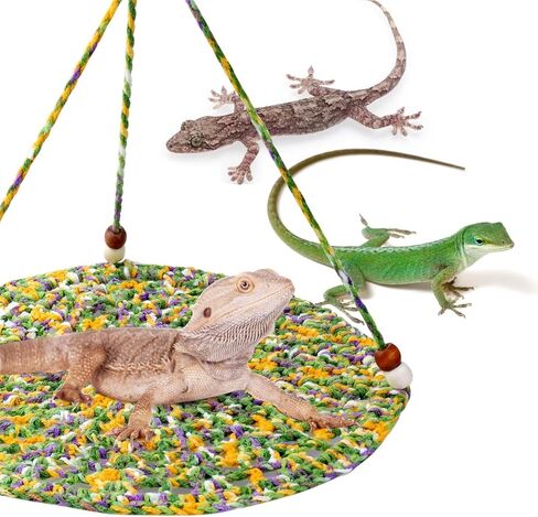 أرجوحة التنين الملتحية، ملحقات خزان التنين الملتحي، أرجوحة الزواحف أرجوحة معلقة سرير لتسلق سحلية الفهد أبو بريص in Kuwait